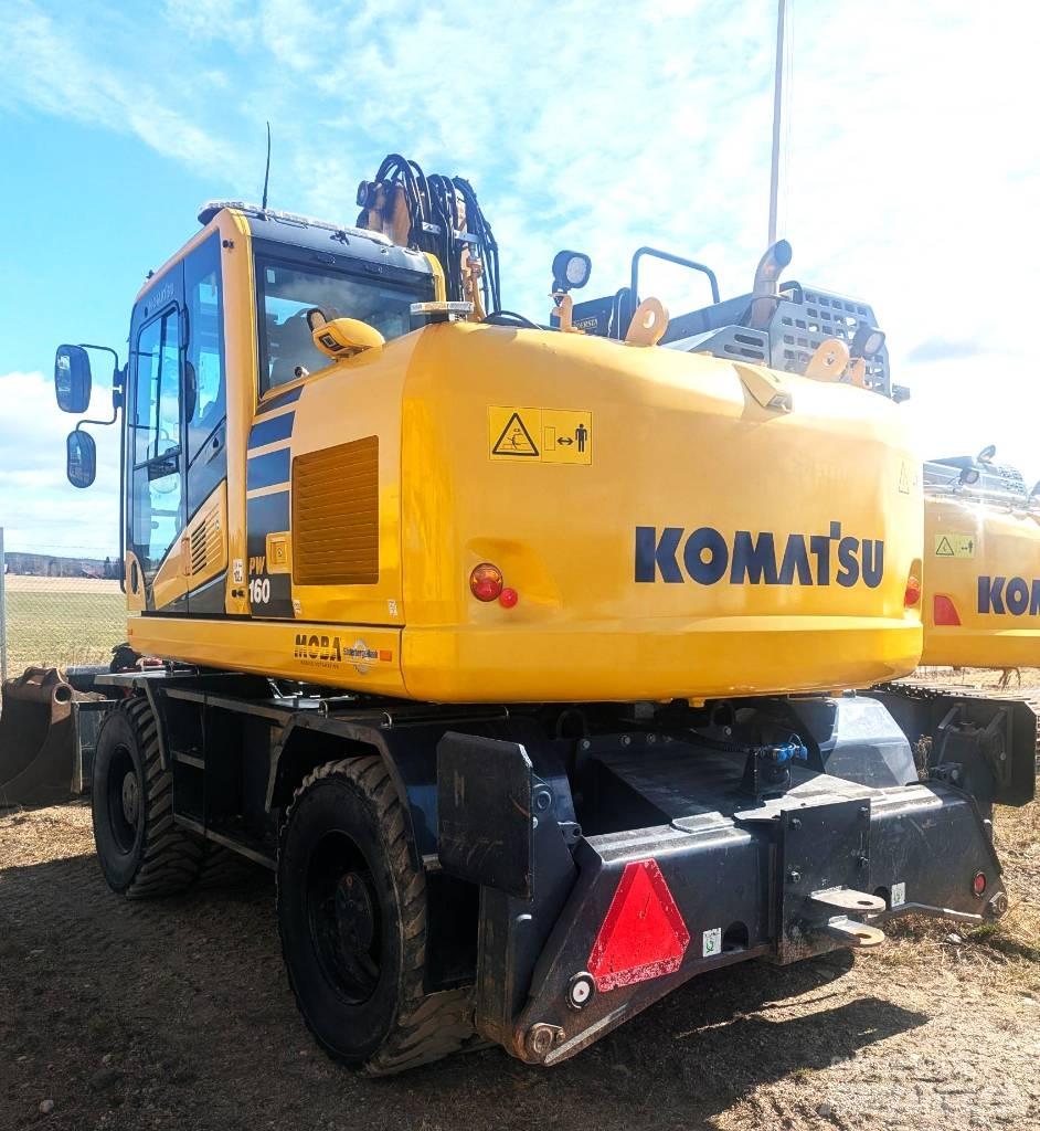 Komatsu PW160-11 Lastik tekerli ekskavatörler