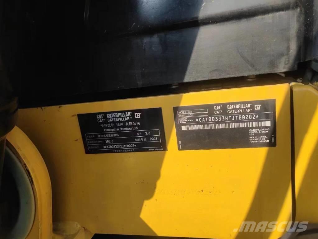 CAT 2021 CAT 333 Paletli ekskavatörler