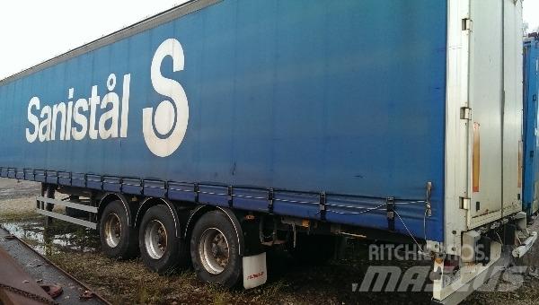 Fruehauf T36 Perdeli yari çekiciler