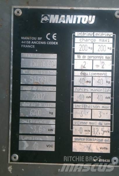 Manitou 150 AETJC Körüklü personel platformları