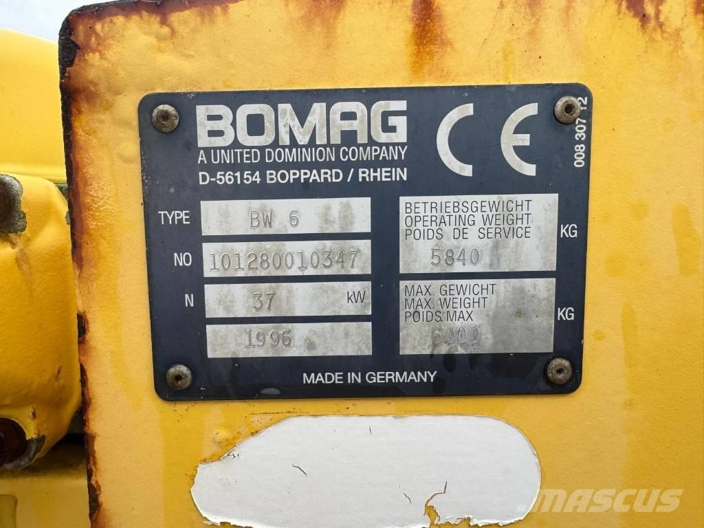 Bomag BW 6 Çift tamburlu silindirler