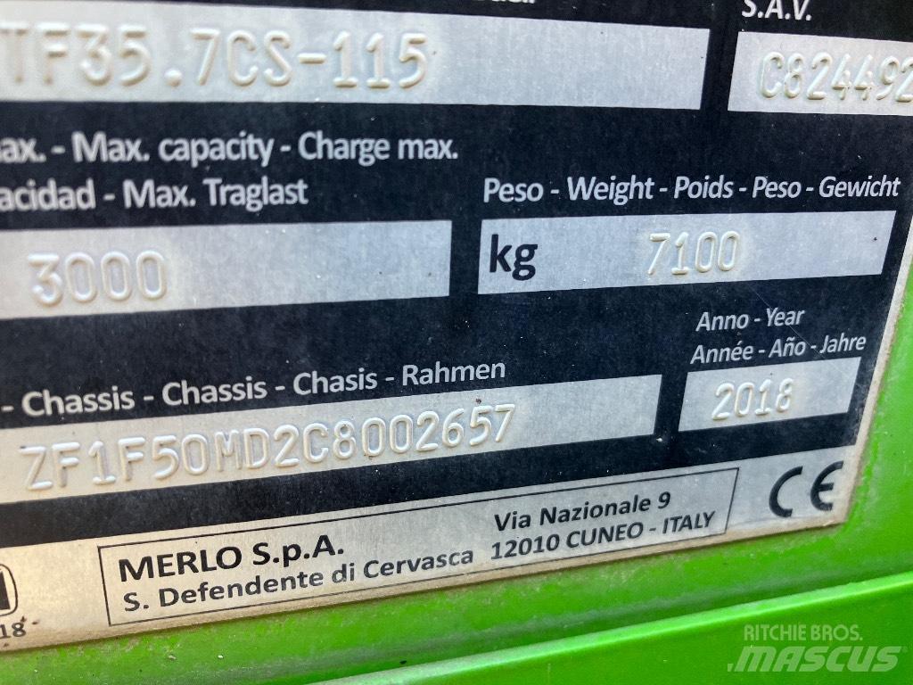 Merlo 35.7 CS Tarimsal teleskopik yükleyiciler