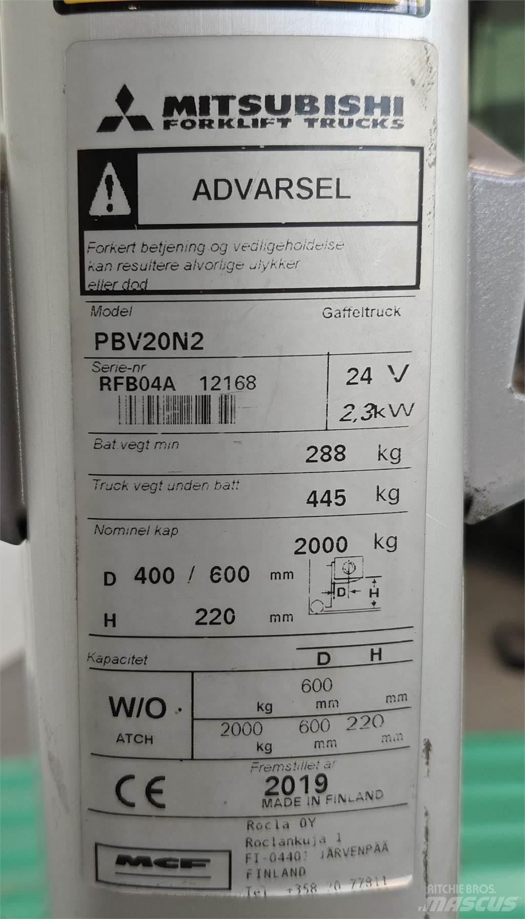Mitsubishi PBV20N2 Diger
