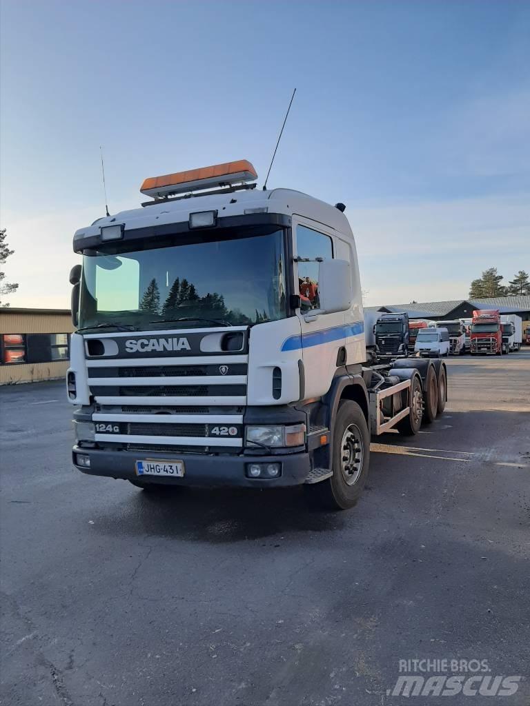 Scania P 124 Vinçli kamyonlar