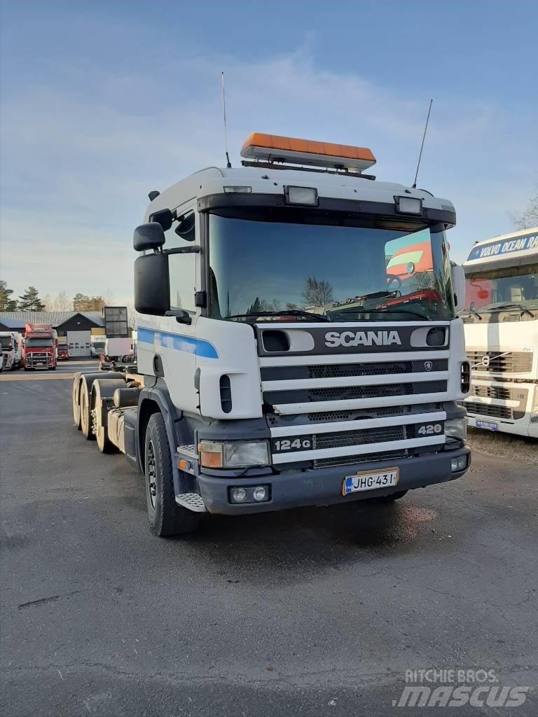 Scania P 124 Vinçli kamyonlar