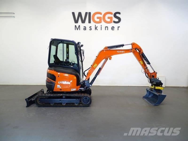 Kubota U 27-4 Mini ekskavatörler, 7 tona dek