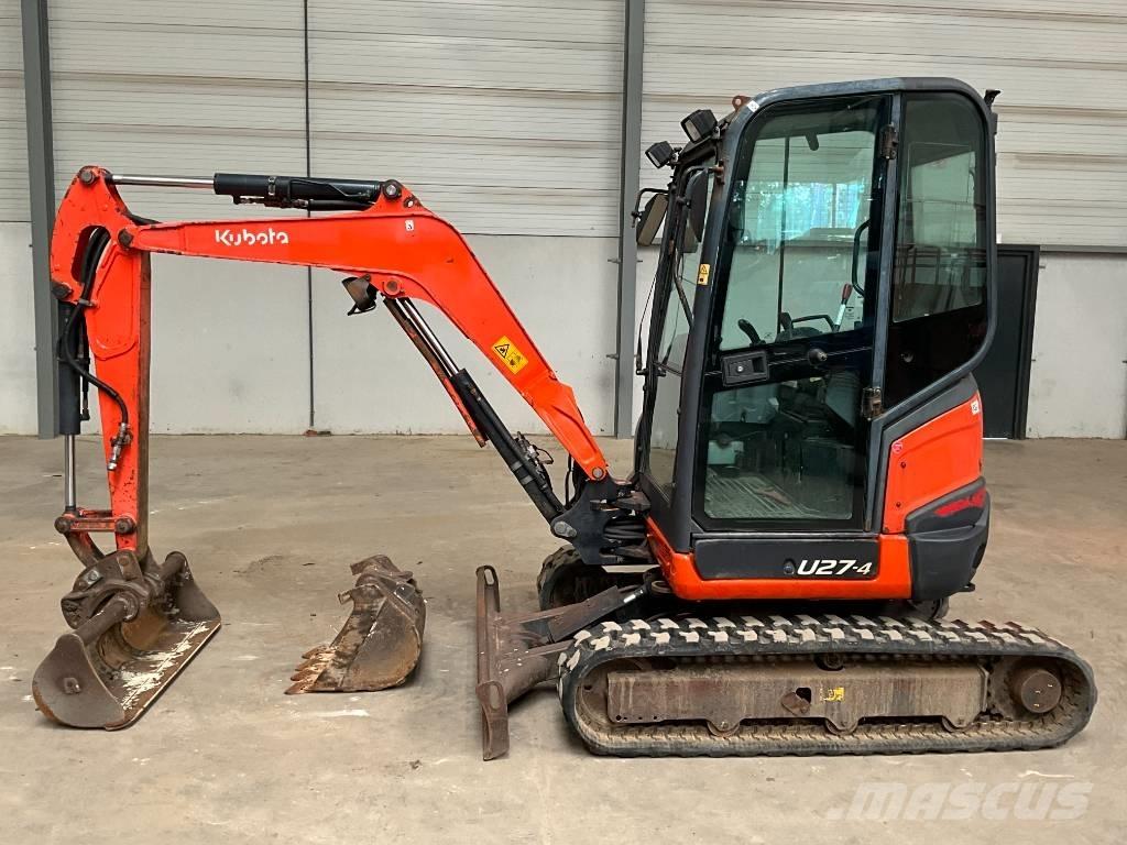 Kubota U 27-4 Mini ekskavatörler, 7 tona dek