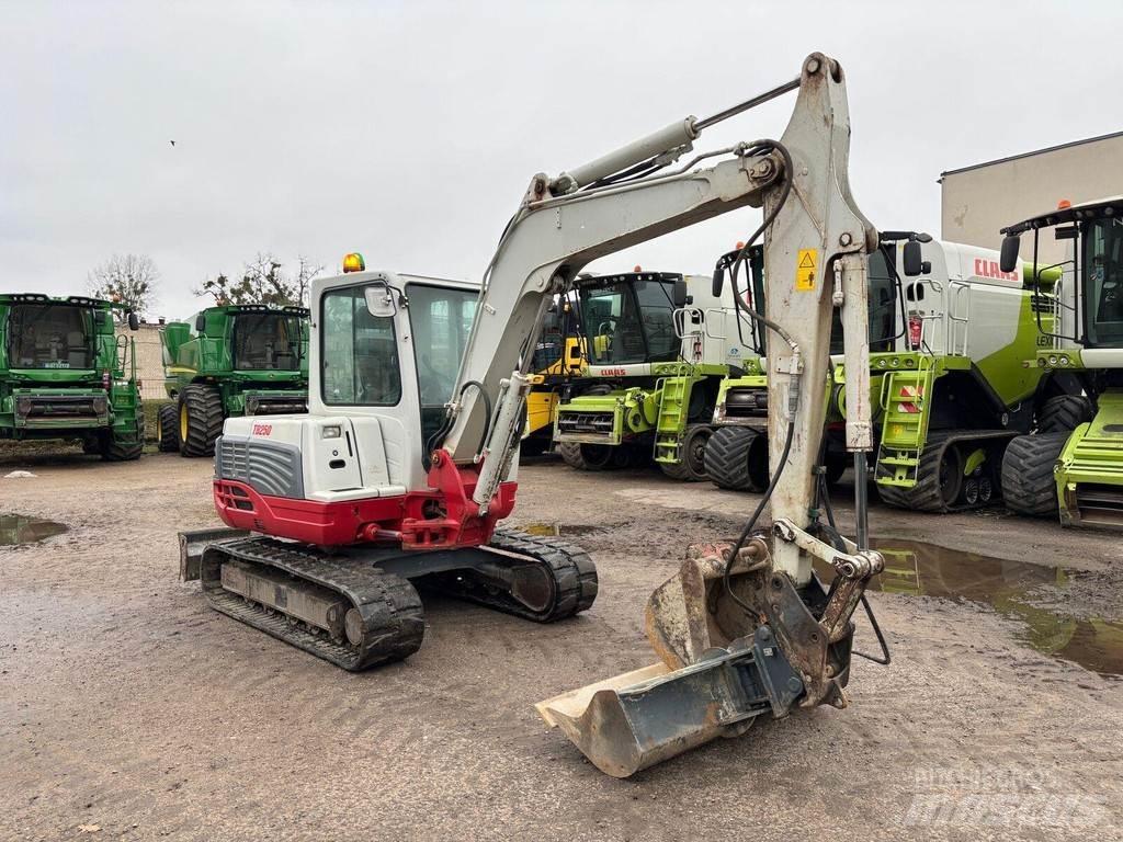 Takeuchi TB250 Mini ekskavatörler, 7 tona dek