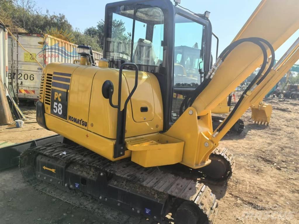 Komatsu PC 58 Mini ekskavatörler, 7 tona dek