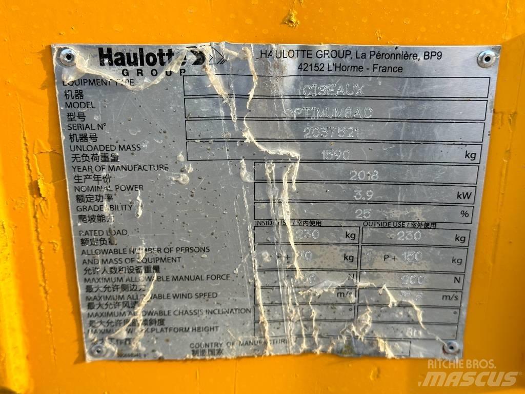 Haulotte OPTIMUM 8 Makasli platformlar