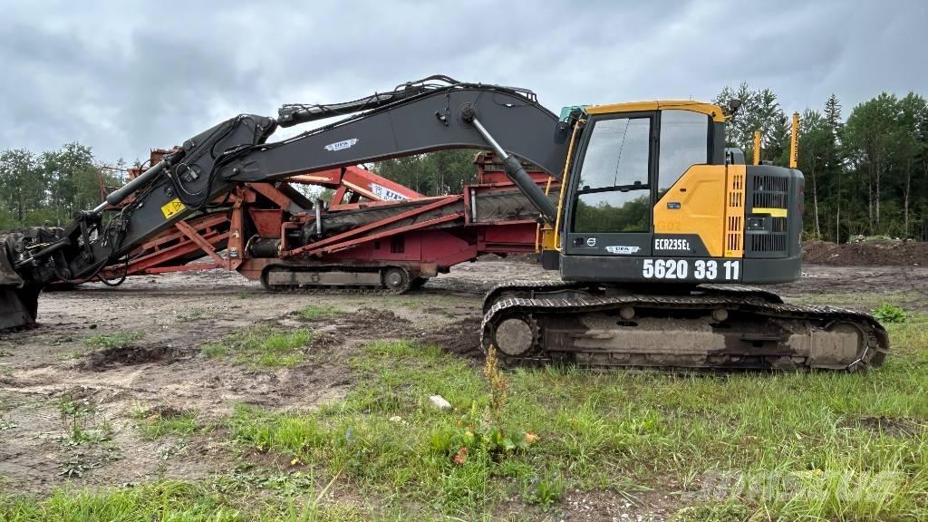 Volvo ECR 235 E L Paletli ekskavatörler