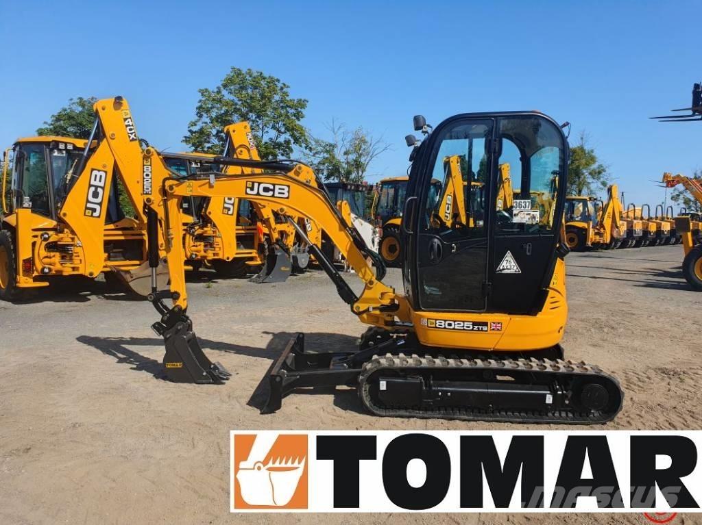 JCB 8025 ZTS Mini ekskavatörler, 7 tona dek