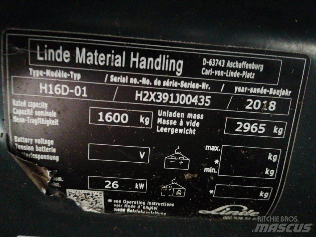 Linde H16D-01 Dizel forkliftler