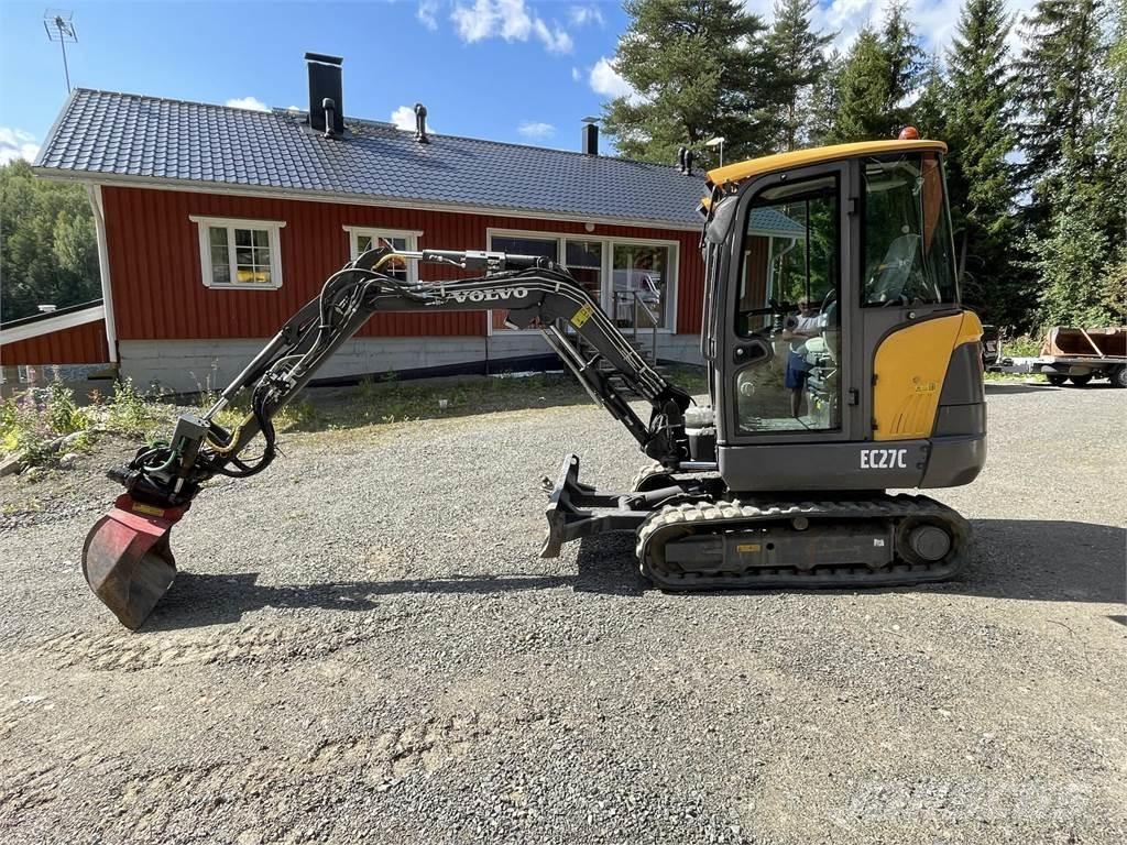 Volvo EC27C Mini ekskavatörler, 7 tona dek