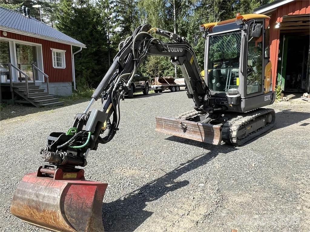 Volvo EC27C Mini ekskavatörler, 7 tona dek
