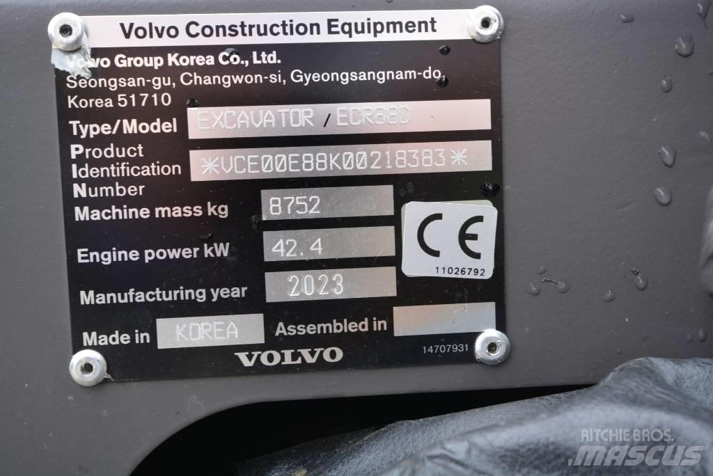 Volvo ECR 88 D Pro Midi ekskavatörler 7 - 12 t