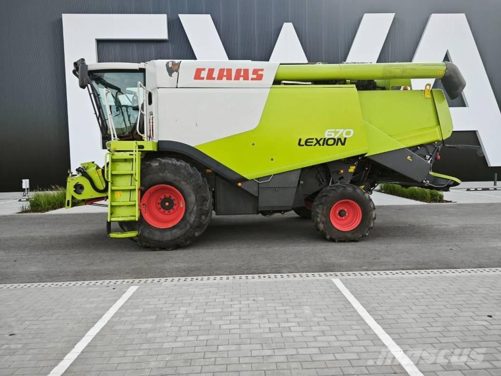 CLAAS Lexion 670 Biçerdöverler