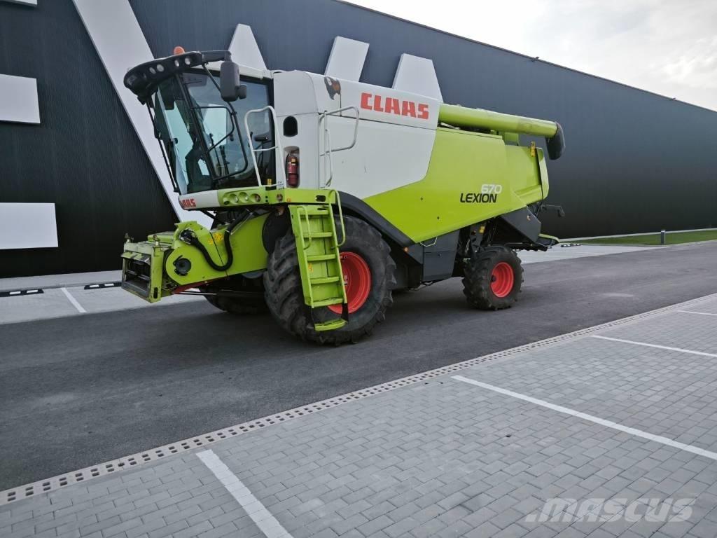 CLAAS Lexion 670 Biçerdöverler