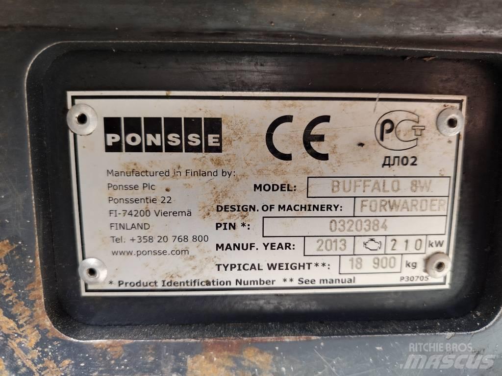 Ponsse Buffalo 8W Tomruk yükleyici traktörler