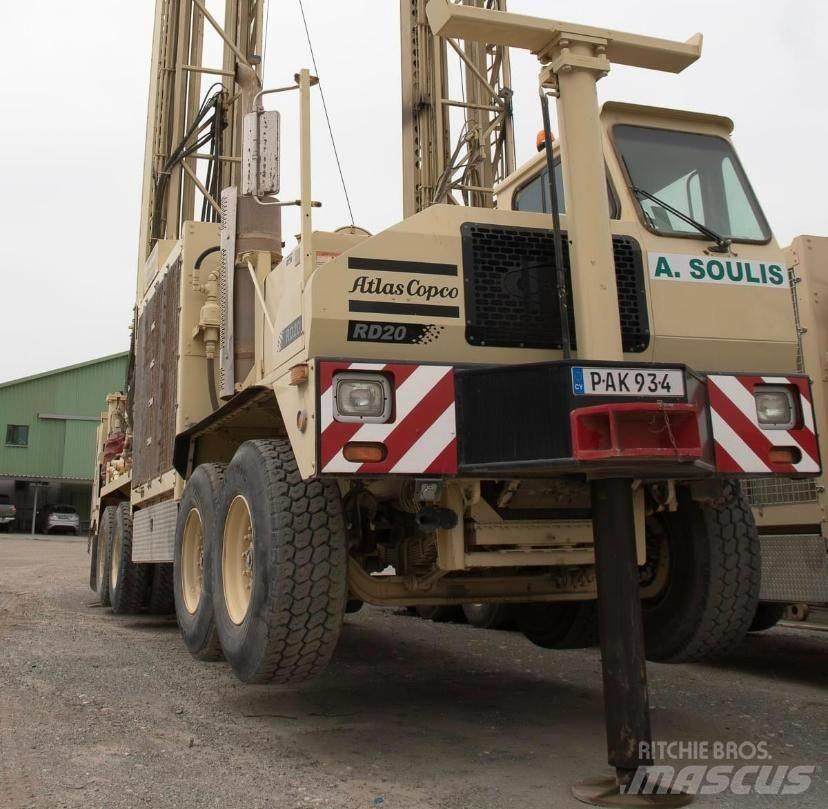 Atlas Copco RD 20 II Gezer sondaj kamyonları