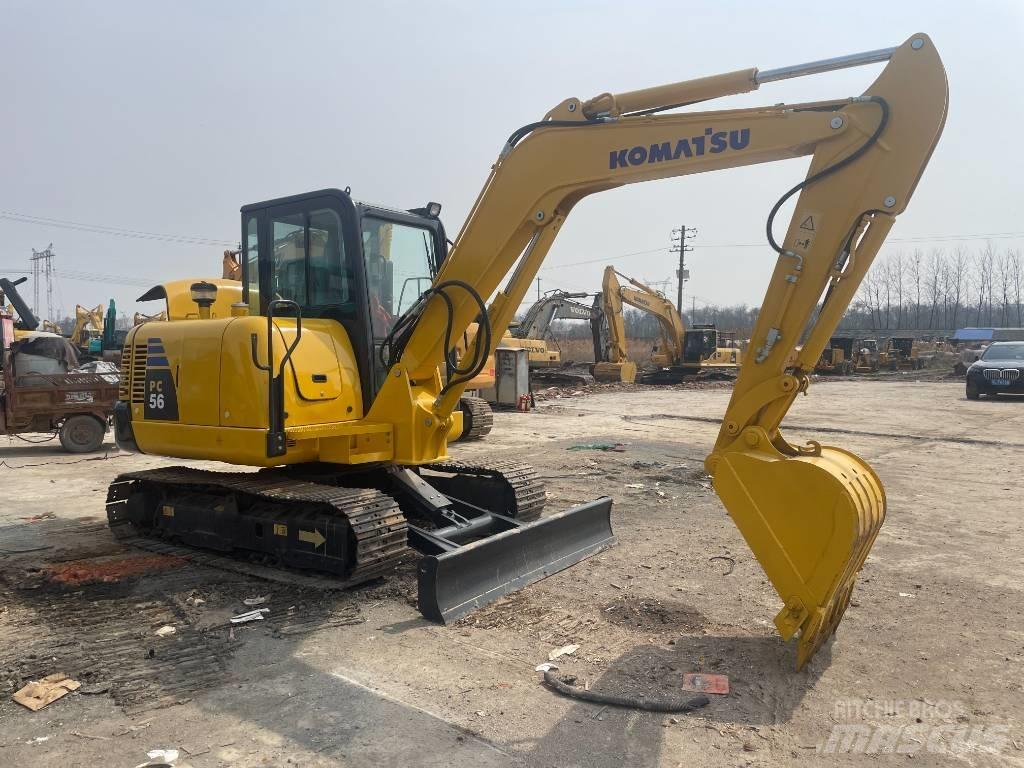 Komatsu PC56 Mini ekskavatörler, 7 tona dek
