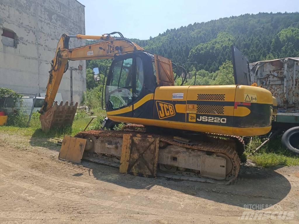JCB JS 220 LS Paletli ekskavatörler