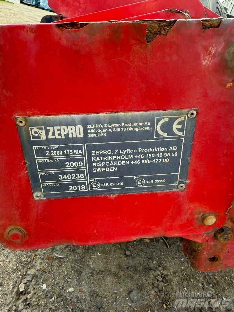  Zepro Bakgavellyft Platformlar