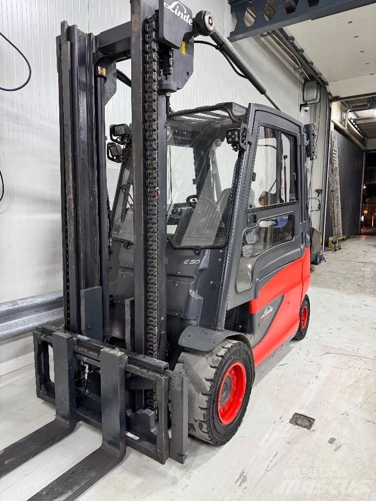 Linde E 50 Elektrikli forkliftler