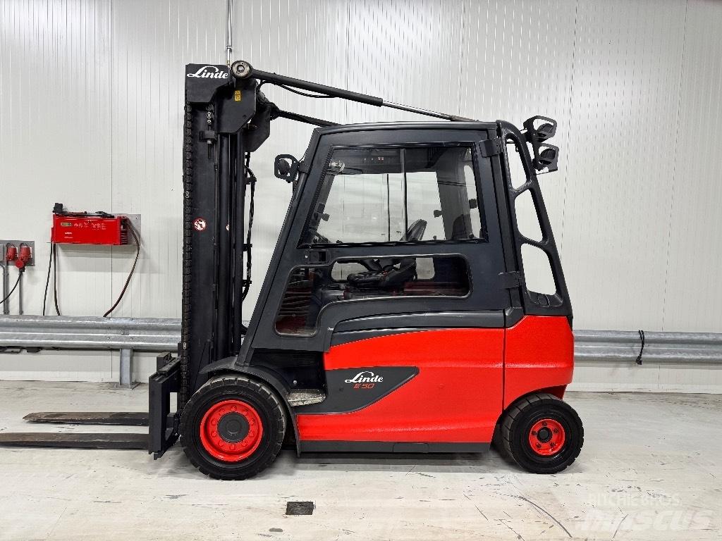 Linde E 50 Elektrikli forkliftler