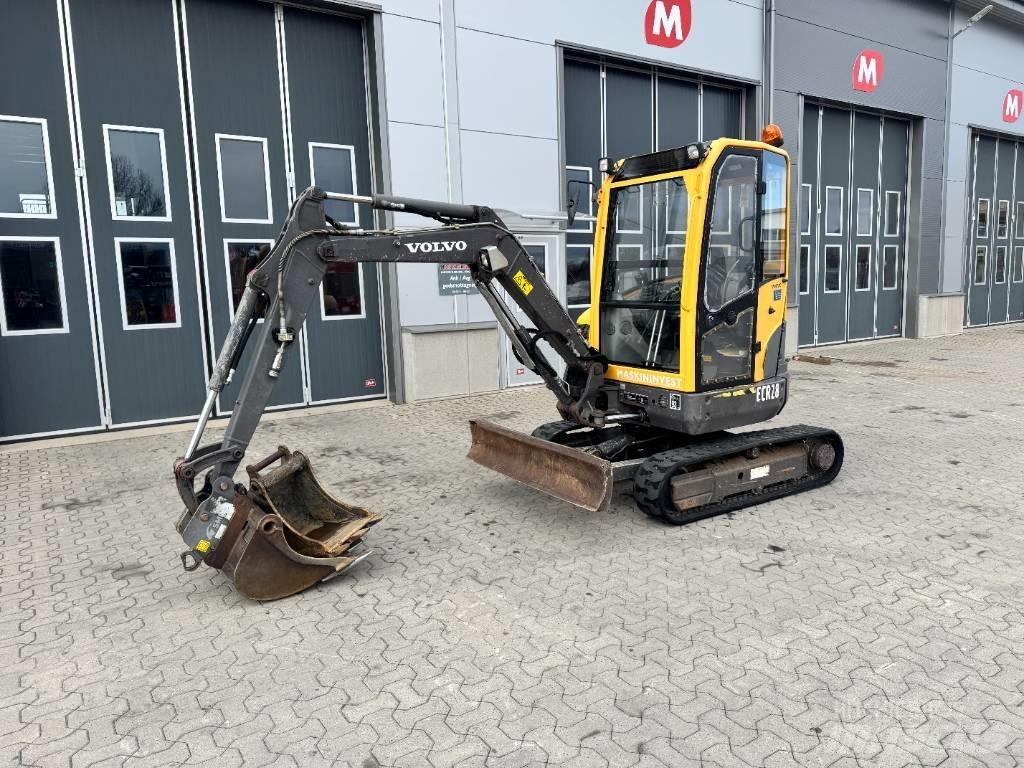 Volvo ECR 28 Mini ekskavatörler, 7 tona dek
