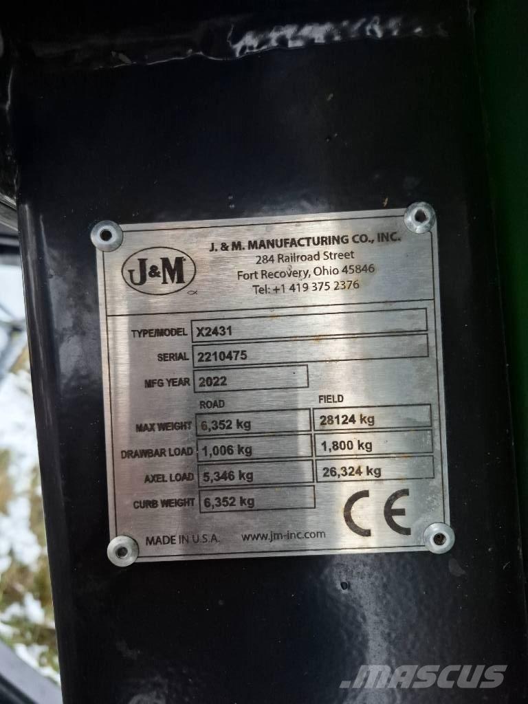 J&M X2431 Hububat/Silaj Römorkları