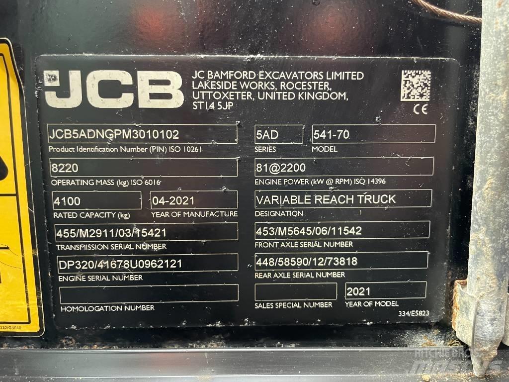 JCB 541-70 Teleskopik yükleyiciler