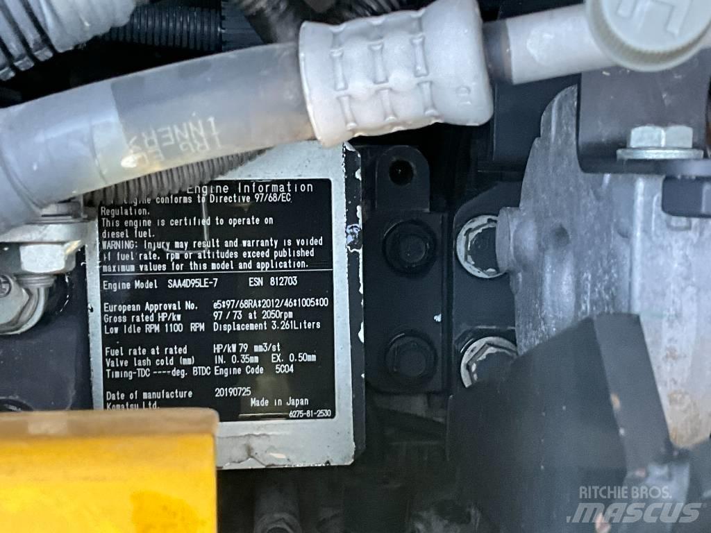 Komatsu PC 138 US-11 Paletli ekskavatörler
