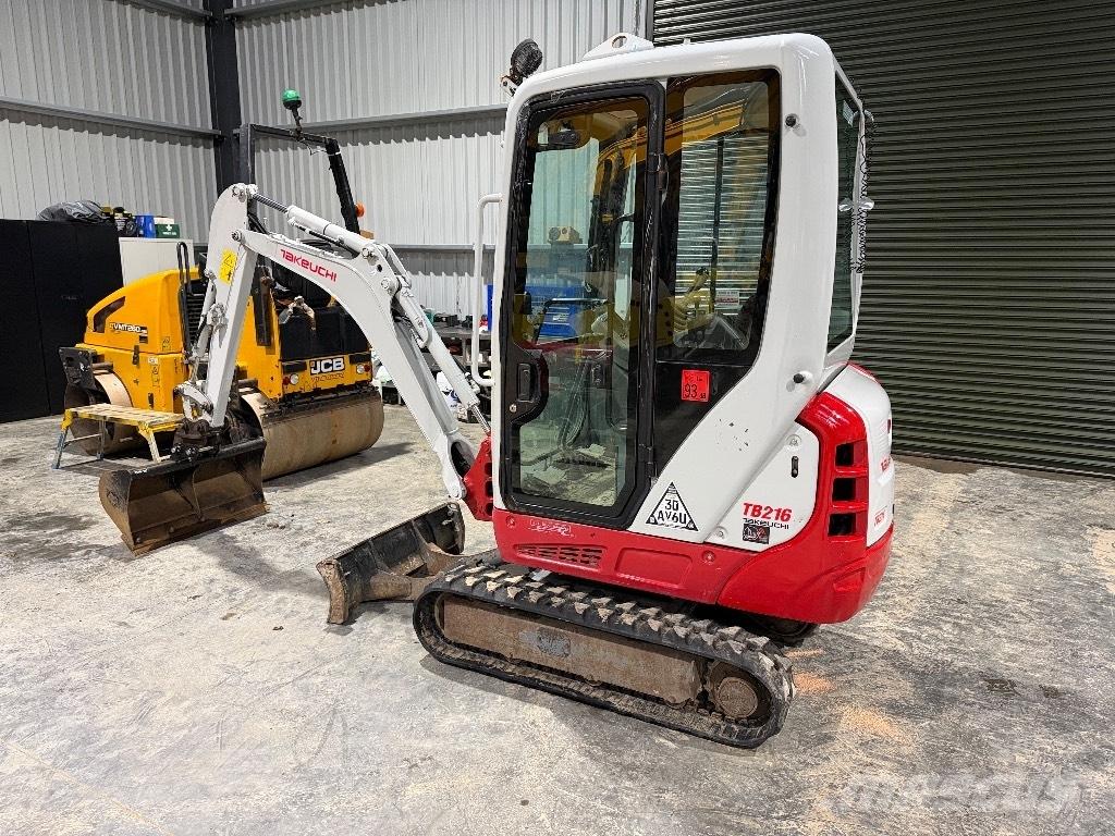 Takeuchi TB 216 Mini ekskavatörler, 7 tona dek