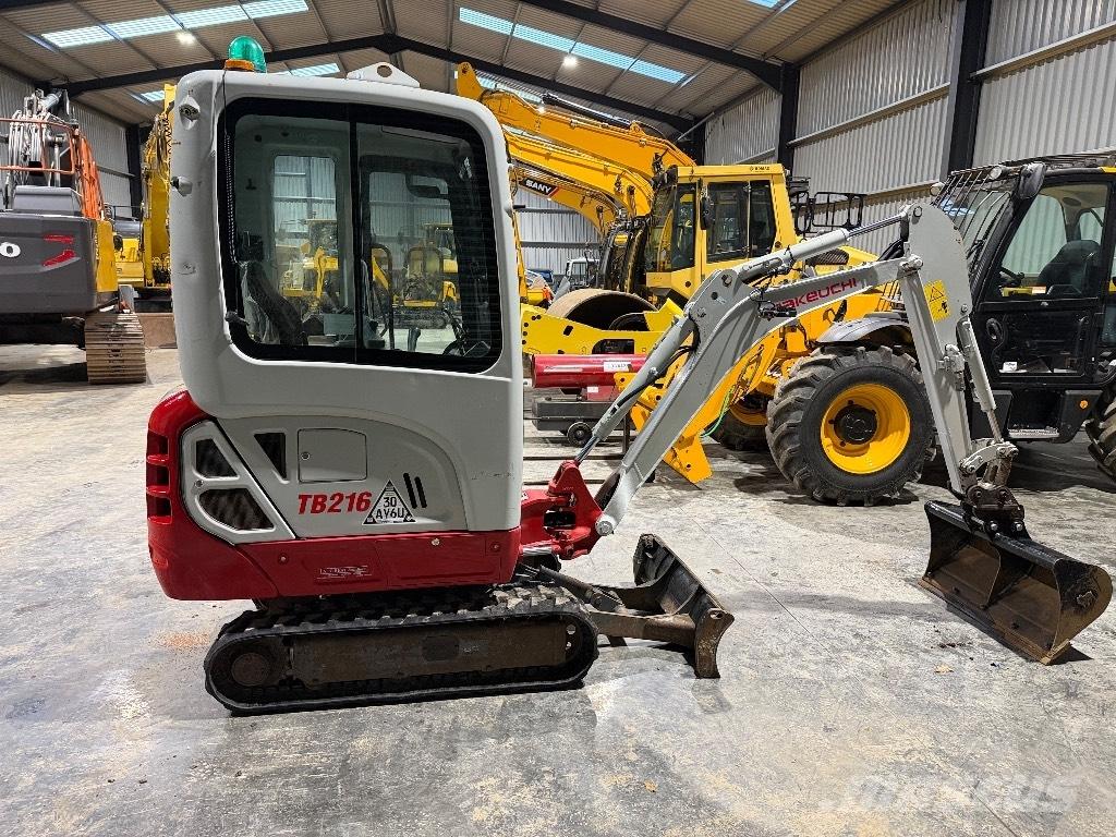 Takeuchi TB 216 Mini ekskavatörler, 7 tona dek