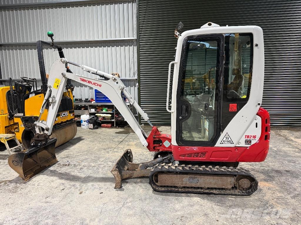 Takeuchi TB 216 Mini ekskavatörler, 7 tona dek