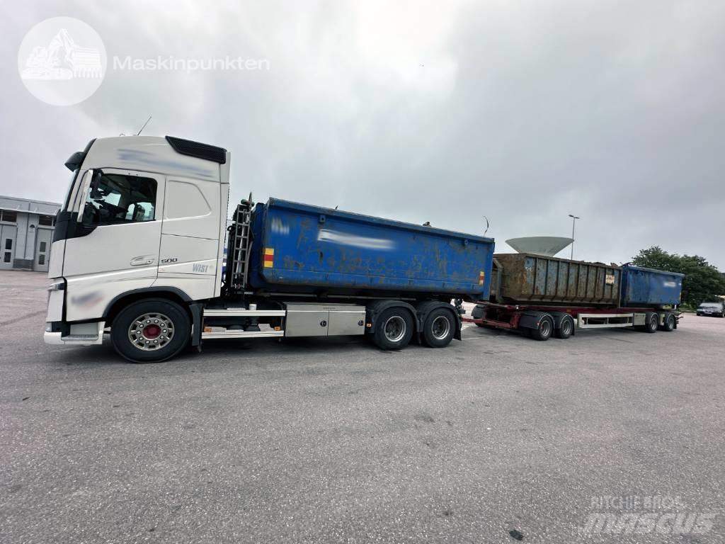 Volvo FH 500 EKIPAGE Vinçli kamyonlar
