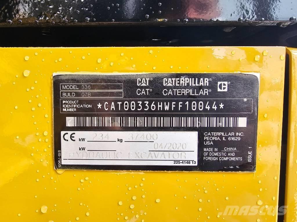 CAT 336 Next Gen Paletli ekskavatörler