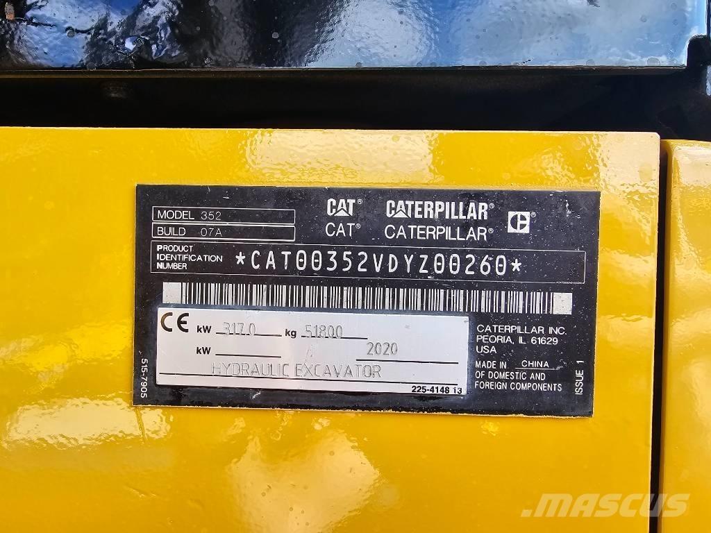 CAT 352 Paletli ekskavatörler