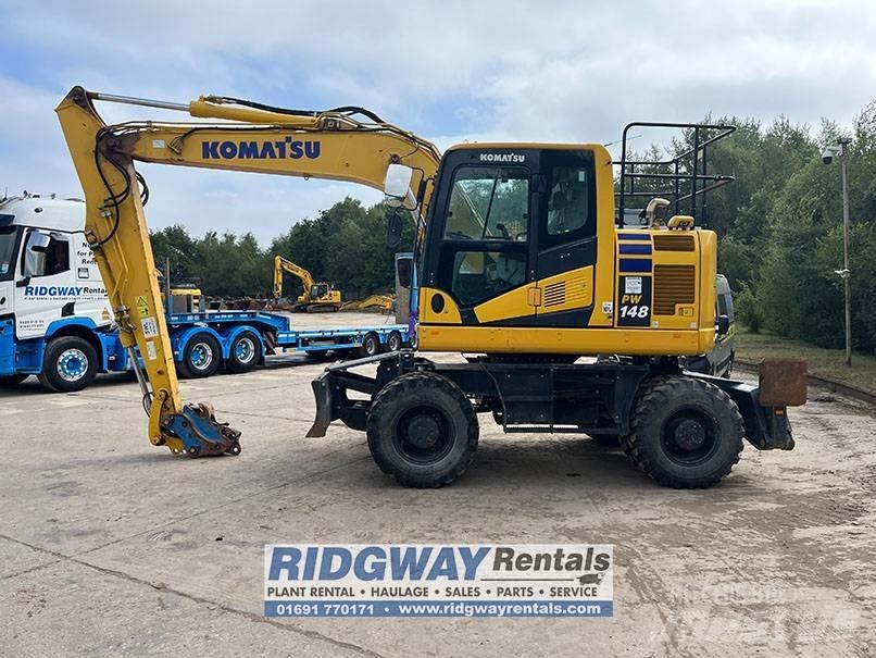 Komatsu PW 148-11 Lastik tekerli ekskavatörler