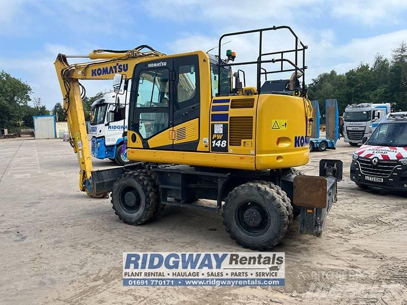 Komatsu PW 148-11 Lastik tekerli ekskavatörler