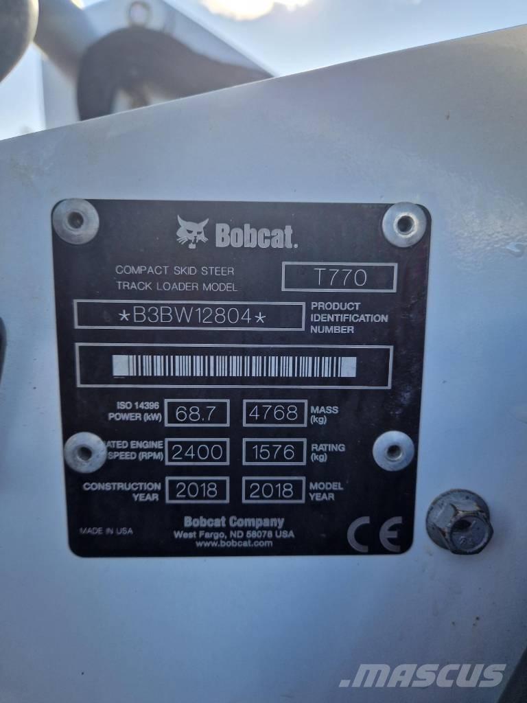 Bobcat T 770 Paletli yükleyiciler