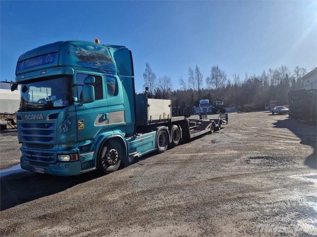 Scania R520 Orman makinesi taşıma kamyonları