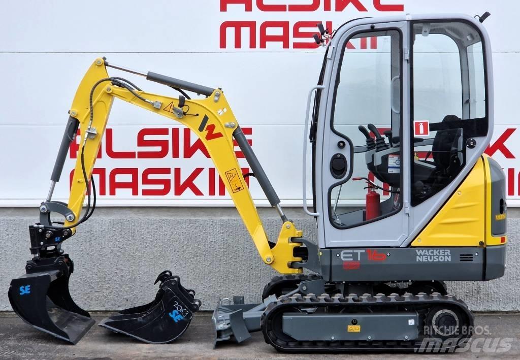 Wacker Neuson ET 16 Mini ekskavatörler, 7 tona dek