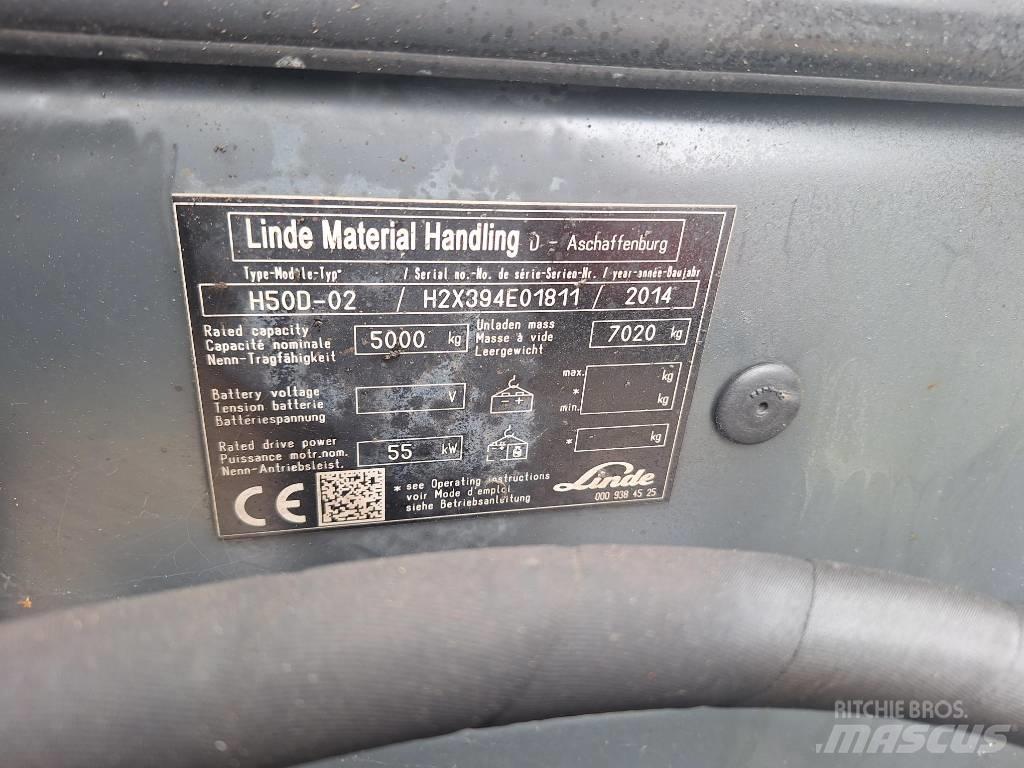 Linde H 50 D Dizel forkliftler