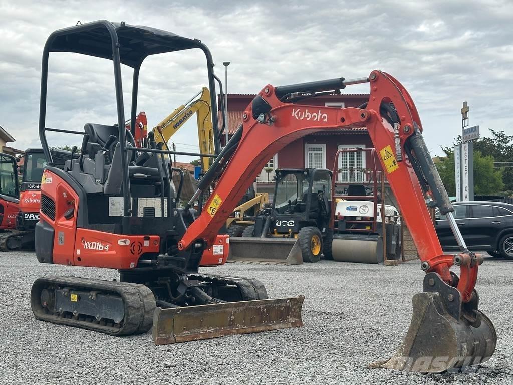 Kubota KX016-4 Mini ekskavatörler, 7 tona dek