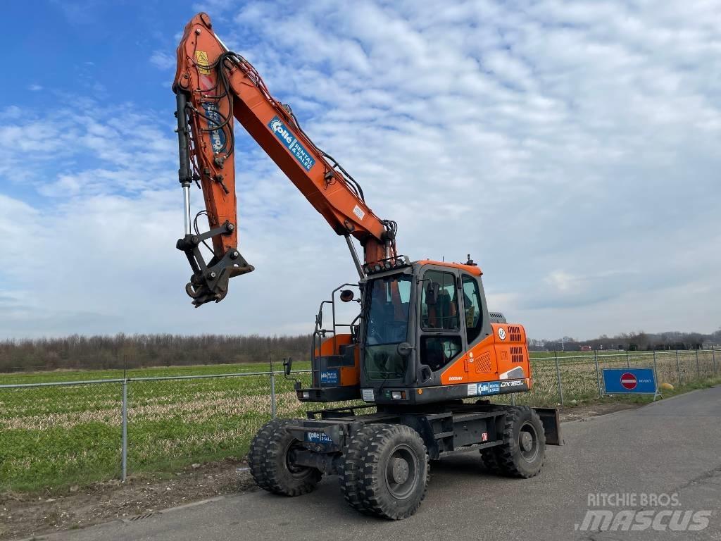 Doosan DX165W-5 Lastik tekerli ekskavatörler
