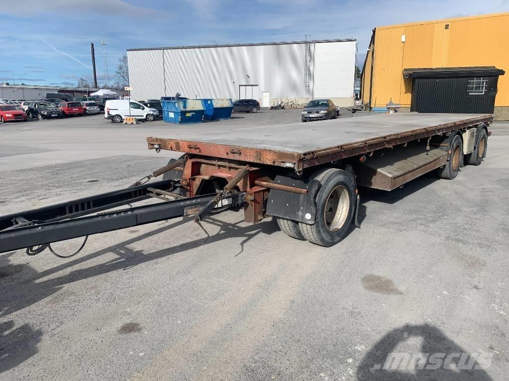 ORY 3 axlad flakvagn Flatbed römorklar