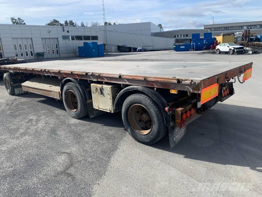 ORY 3 axlad flakvagn Flatbed römorklar
