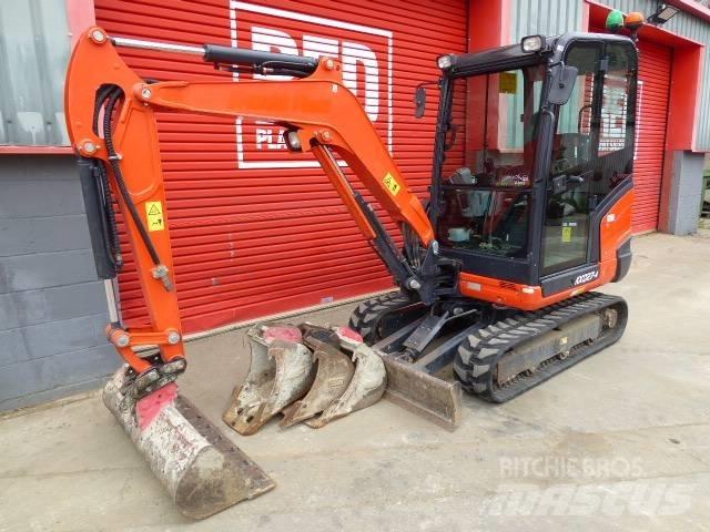 Kubota KX 027-4 Mini ekskavatörler, 7 tona dek